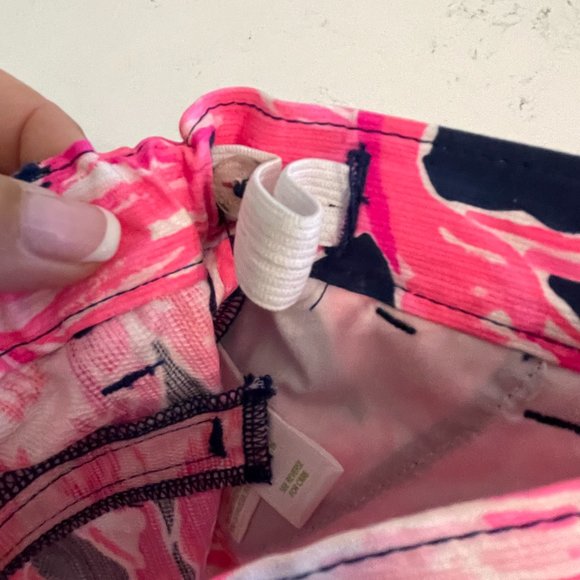 Lilly Pulitzer Girl's Mini Callahan Shorts in High Tide - Picture 4 of 5